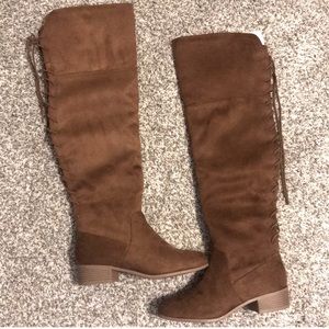 NEW Lace up OTK boots